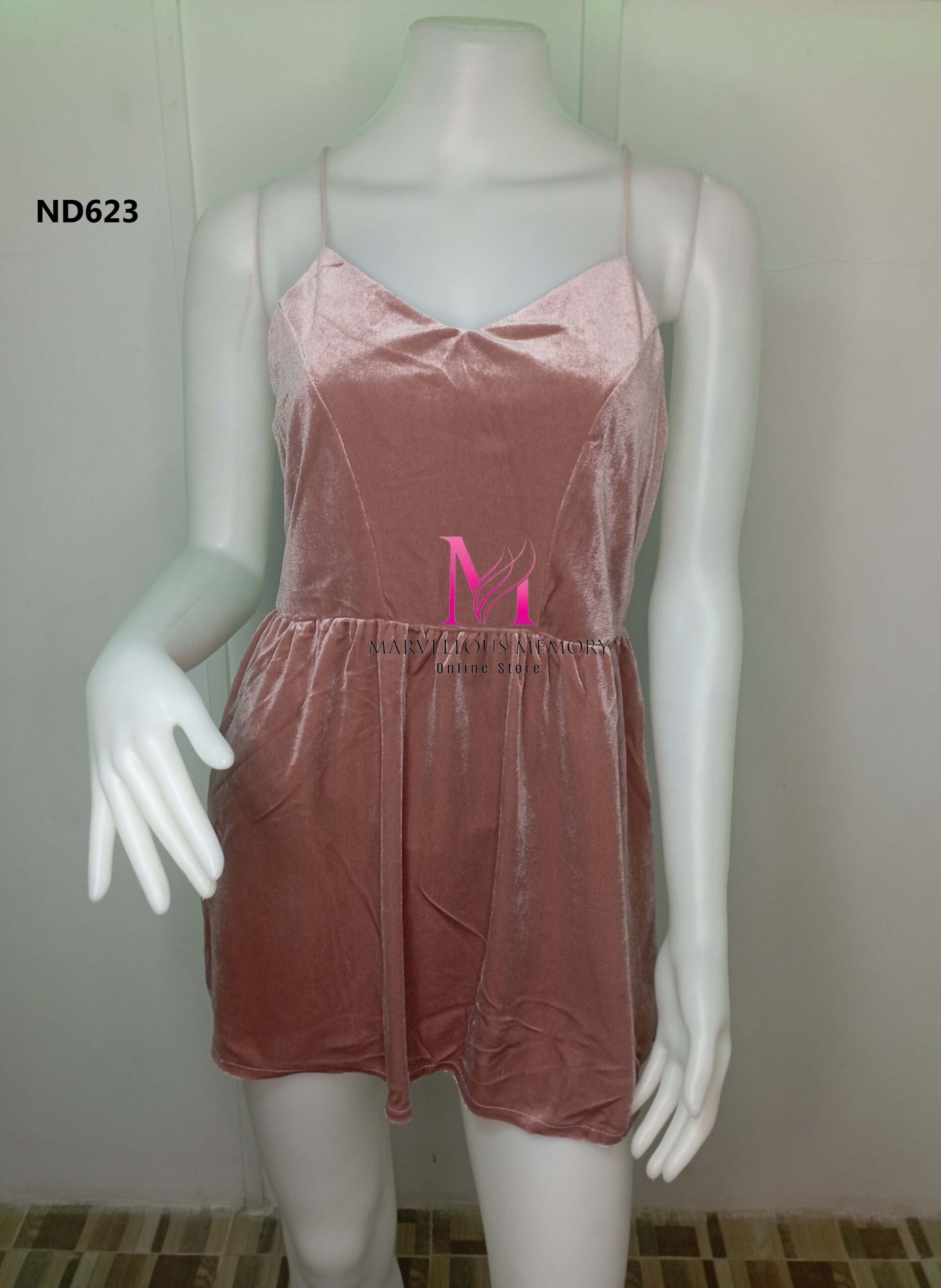 Vellet Nightdress (ND623) - Image 4